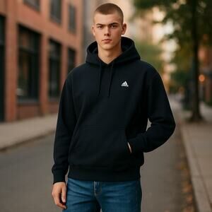 Mens Rebok Pullover Hoodie Sweater Embroidered  Size XL NWOT